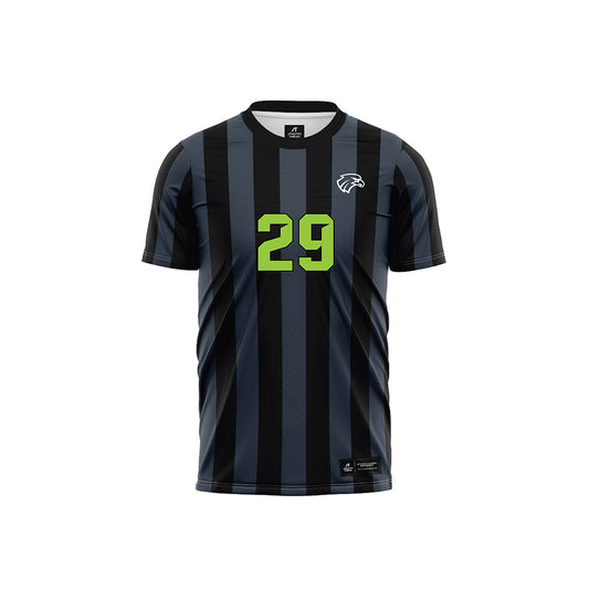 Northeastern State - NCAA Men's Soccer : Jonathan Pectol - Black Volleyball Jersey-0
