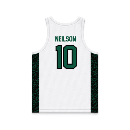 Northeastern State - NCAA Men's Basketball : Harry Neilson - White Basketball Jersey-1