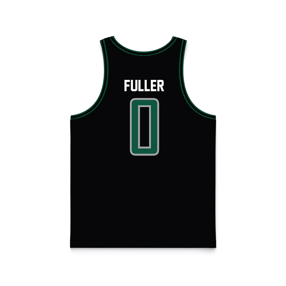 Northeastern State - NCAA Men's Basketball : Dalen Fuller - Black Basketball Jersey-1