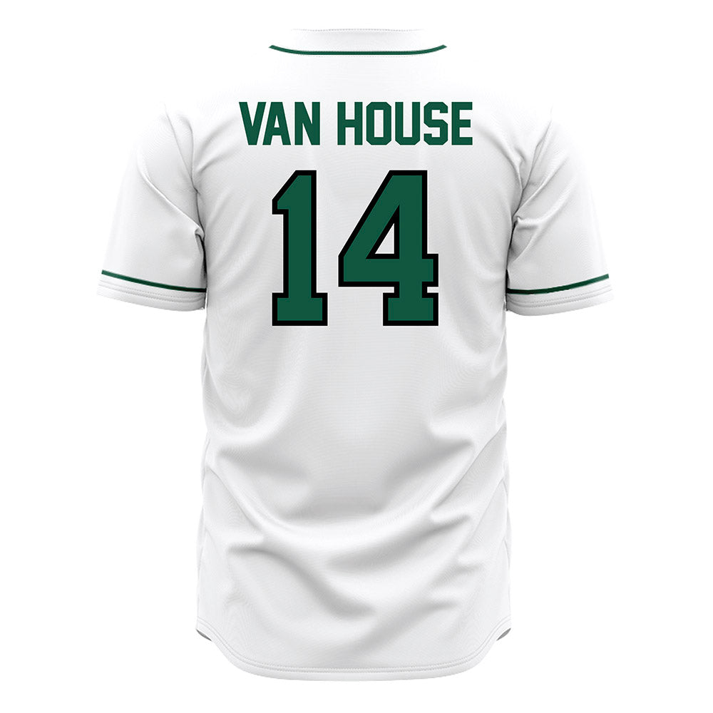 Northeastern State - NCAA Baseball : Preston Van House - White Jersey-1