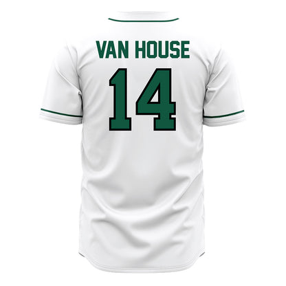 Northeastern State - NCAA Baseball : Preston Van House - White Jersey-1