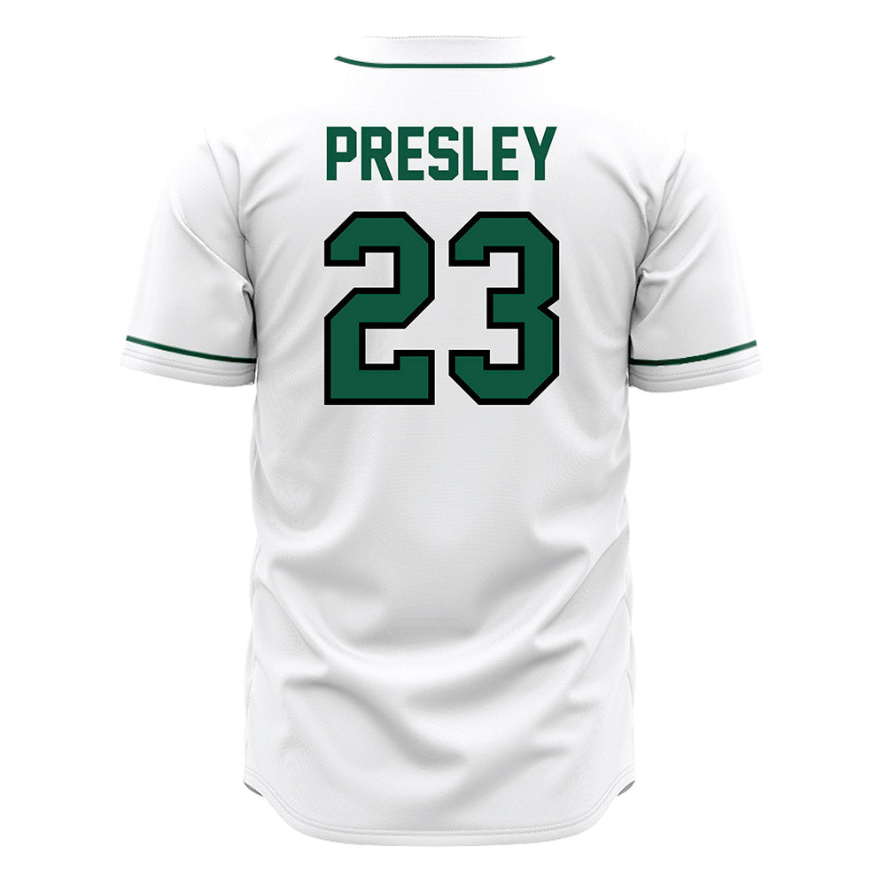 Northeastern State - NCAA Baseball : Ty Presley - White Jersey-1