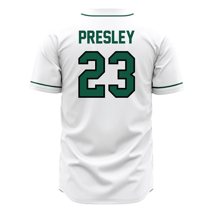 Northeastern State - NCAA Baseball : Ty Presley - White Jersey-1