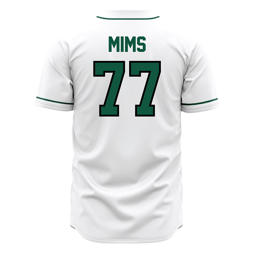 Northeastern State - NCAA Baseball : Steven Jr Mims - White Jersey-1