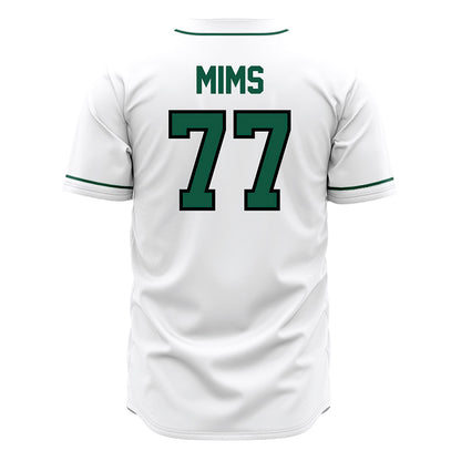 Northeastern State - NCAA Baseball : Steven Jr Mims - White Jersey-1