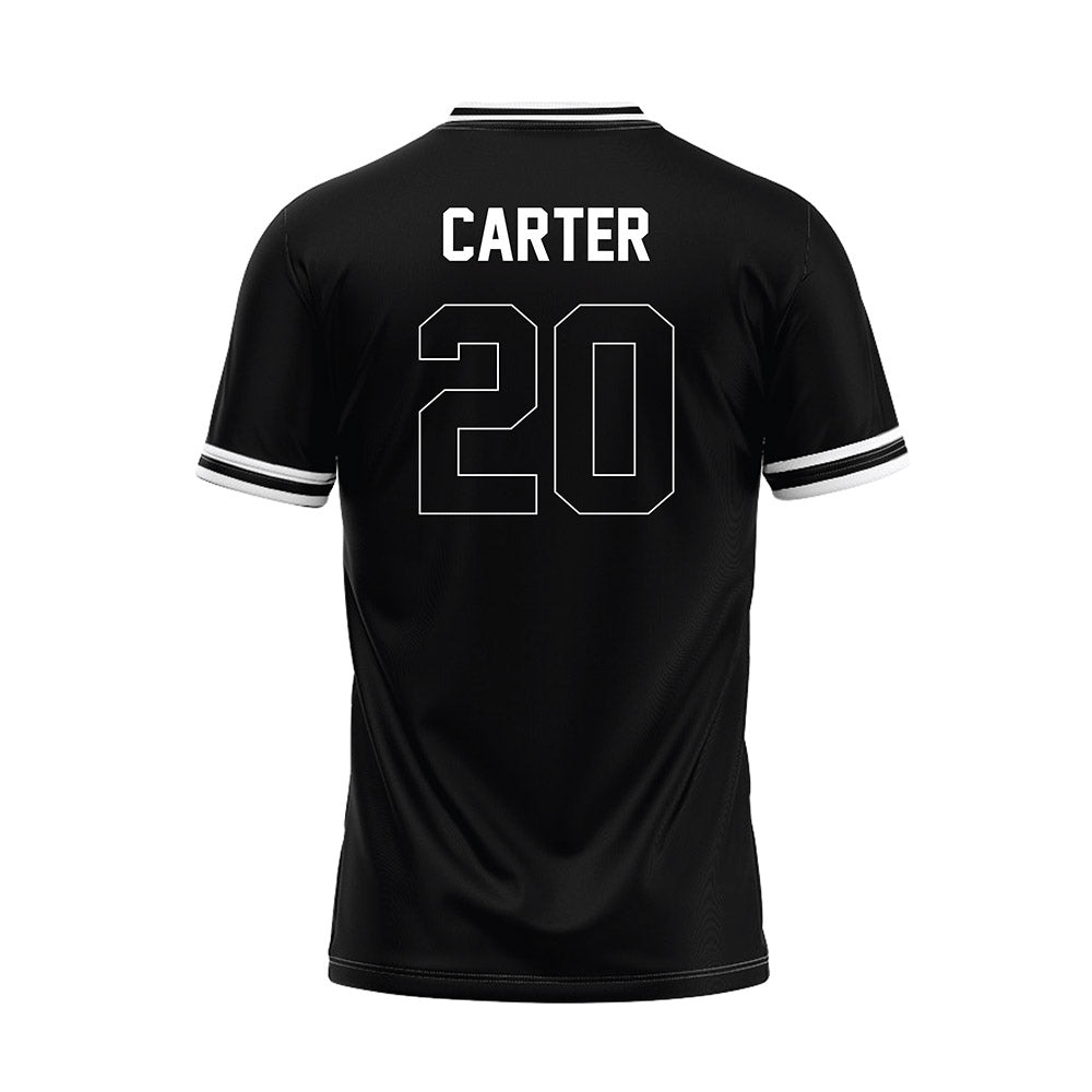 Northeastern State - NCAA Baseball : Cameron Carter - Black Jersey-1