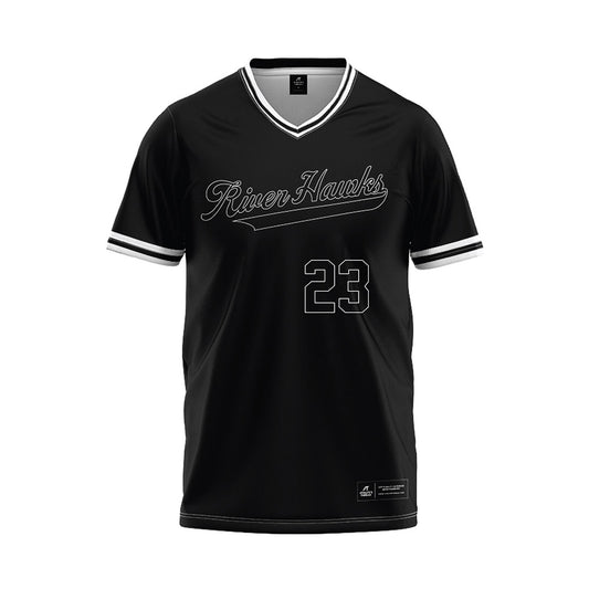 Northeastern State - NCAA Baseball : Ty Presley - Black Jersey-0