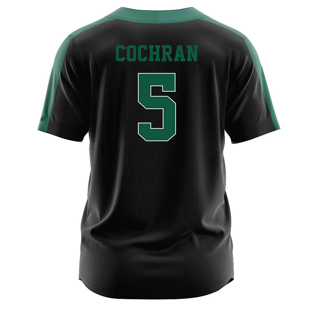 Northeastern State - NCAA Softball : Charlea Cochran - Black Jersey-1