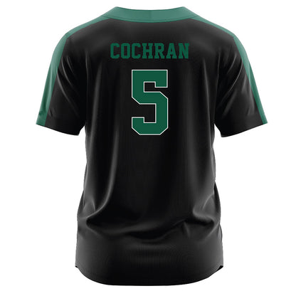 Northeastern State - NCAA Softball : Charlea Cochran - Black Jersey-1
