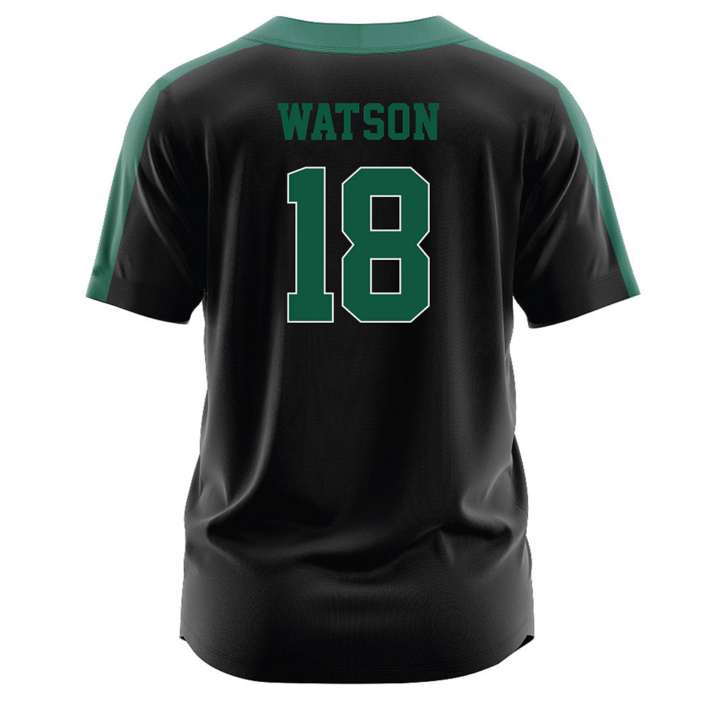 Northeastern State - NCAA Softball : Peyton Watson - Black Jersey-1