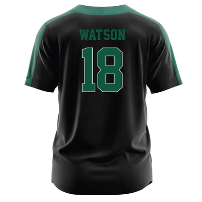 Northeastern State - NCAA Softball : Peyton Watson - Black Jersey-1