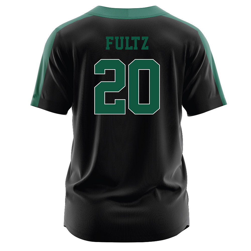 Northeastern State - NCAA Softball : Megan Fultz - Black Jersey-1