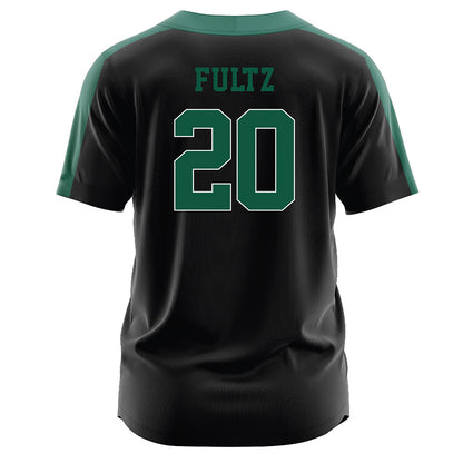 Northeastern State - NCAA Softball : Megan Fultz - Black Jersey-1
