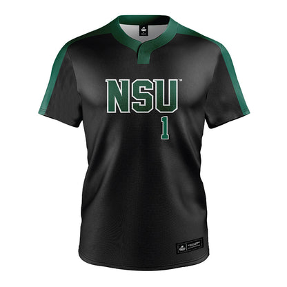 Northeastern State - NCAA Softball : Cameron Kimball - Black Jersey-0