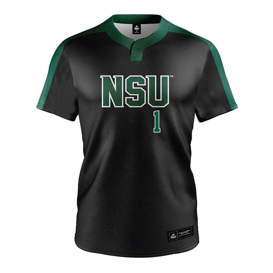 Northeastern State - NCAA Softball : Cameron Kimball - Black Jersey-0