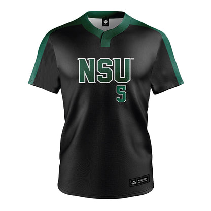 Northeastern State - NCAA Softball : Charlea Cochran - Black Jersey-0