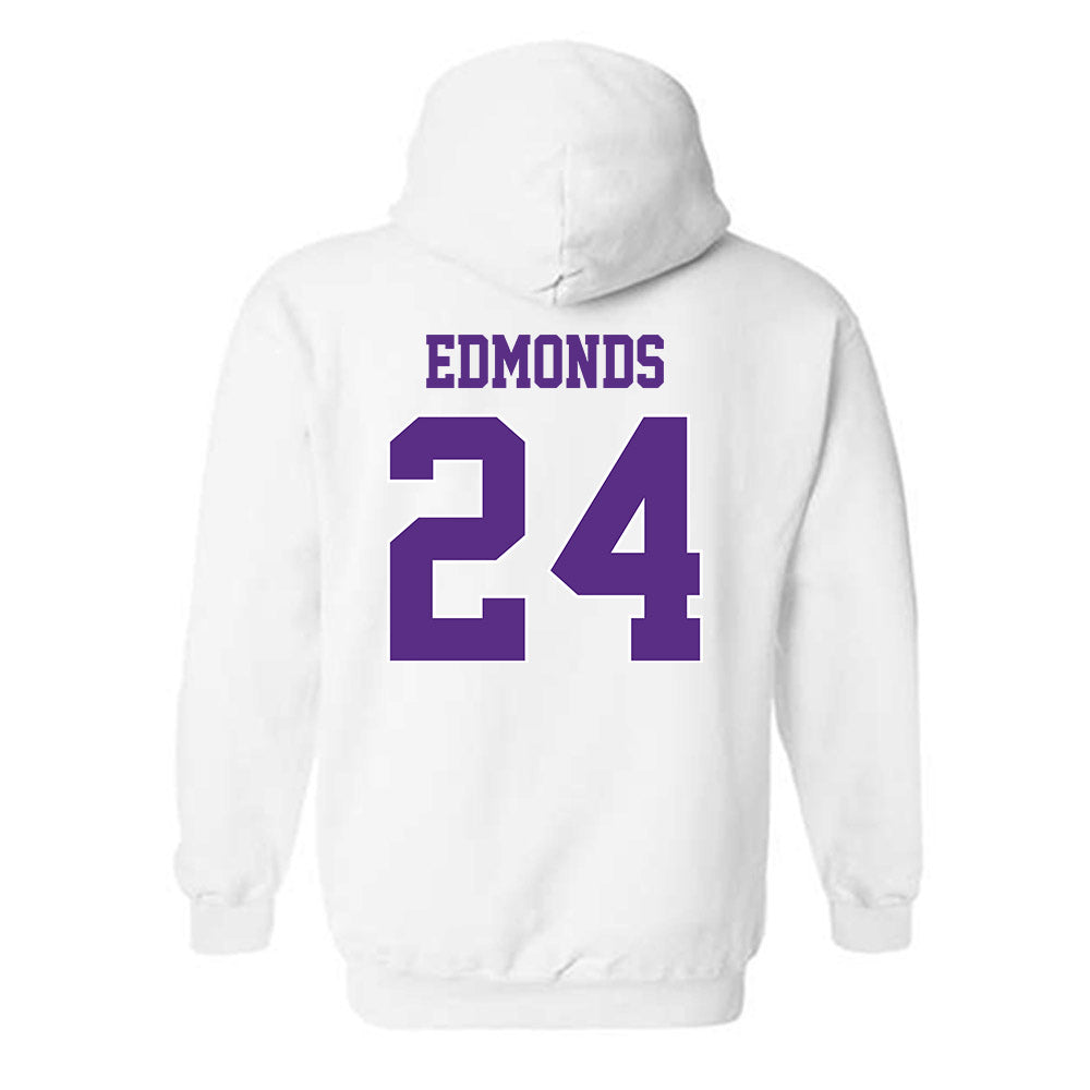 TCU - NCAA Men's Basketball : Xavier Edmonds - Classic Shersey Hooded Sweatshirt-1