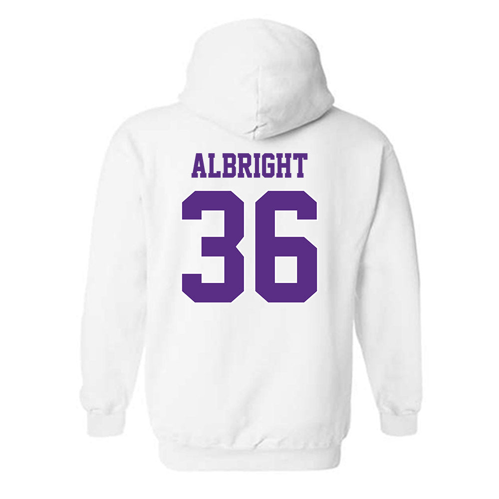 TCU - NCAA Football : Joseph Albright - Classic Shersey Hooded Sweatshirt-1