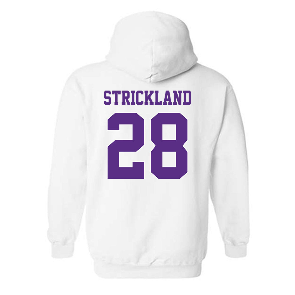 TCU - NCAA Football : Micah Strickland - Classic Shersey Hooded Sweatshirt-1