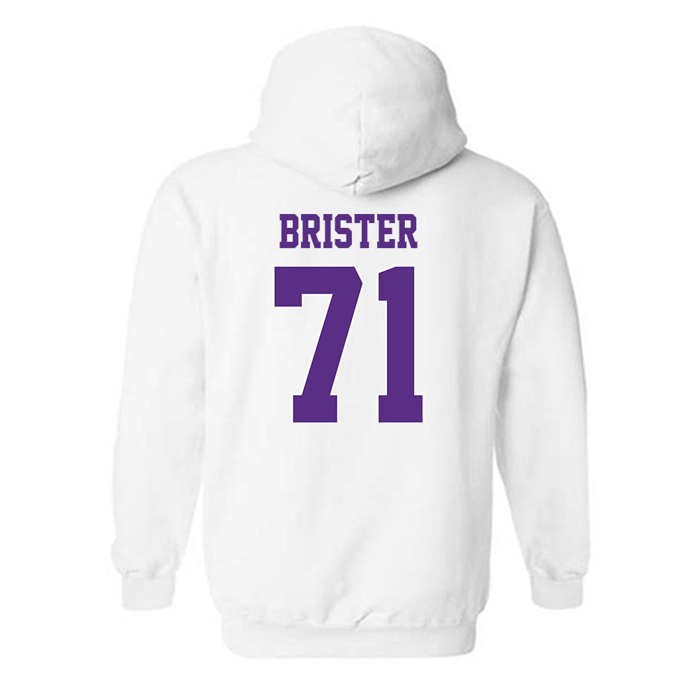 TCU - NCAA Football : Creece Brister - Classic Shersey Hooded Sweatshirt-1