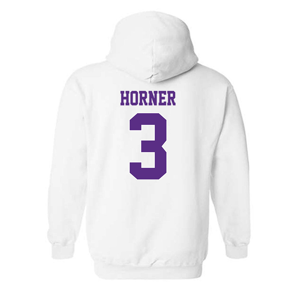 TCU - NCAA Women's Volleyball : Addy Horner - Classic Shersey Hooded Sweatshirt-1
