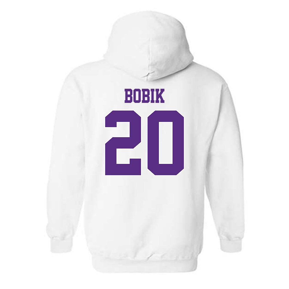 TCU - NCAA Women's Volleyball : Blaykli Bobik - Classic Shersey Hooded Sweatshirt-1