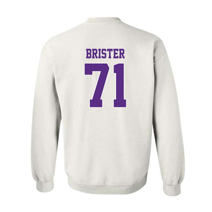 TCU - NCAA Football : Creece Brister - Classic Shersey Crewneck Sweatshirt-1