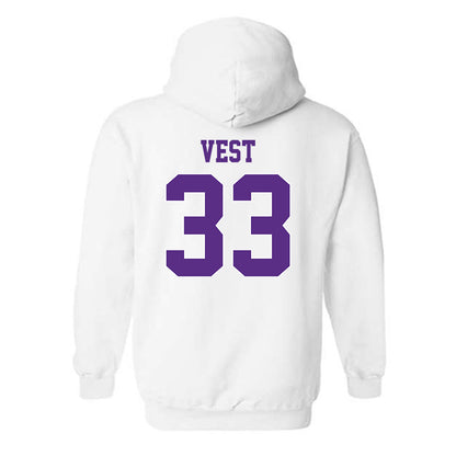 TCU - NCAA Women's Soccer : Grace Vest - Classic Shersey Hooded Sweatshirt-1