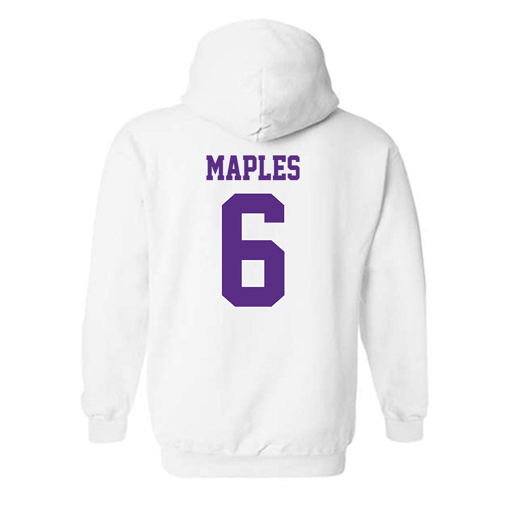 TCU - NCAA Football : Jayden Maples - Classic Shersey Hooded Sweatshirt-1
