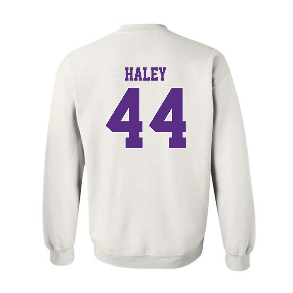 TCU - NCAA Football : Sam Haley - Classic Shersey Crewneck Sweatshirt-1