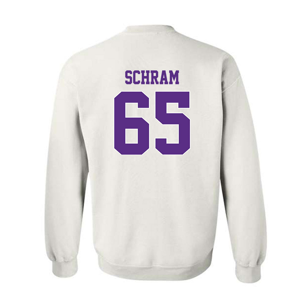 TCU - NCAA Football : Logan Schram - Classic Shersey Crewneck Sweatshirt-1