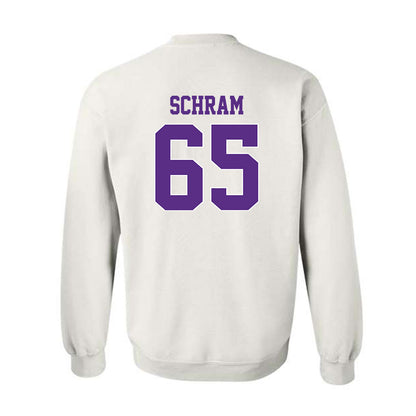 TCU - NCAA Football : Logan Schram - Classic Shersey Crewneck Sweatshirt-1