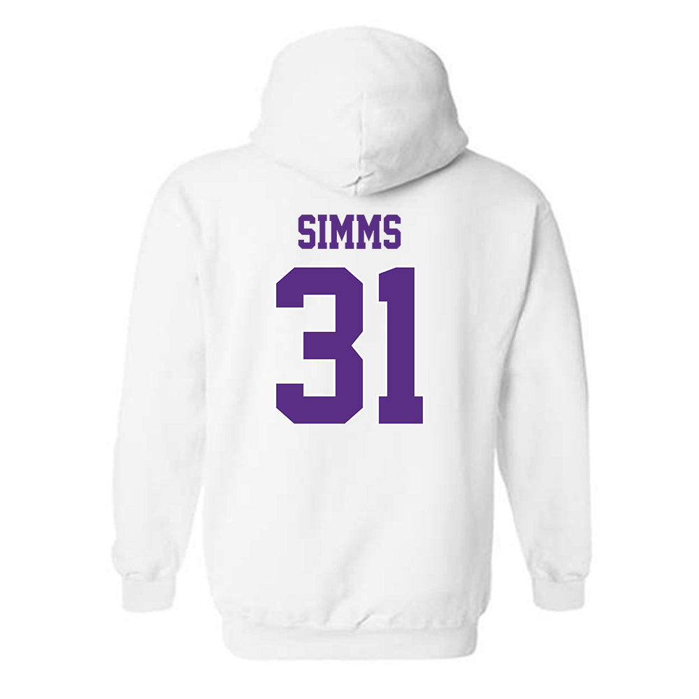 TCU - NCAA Football : Julius Simms - Classic Shersey Hooded Sweatshirt-1
