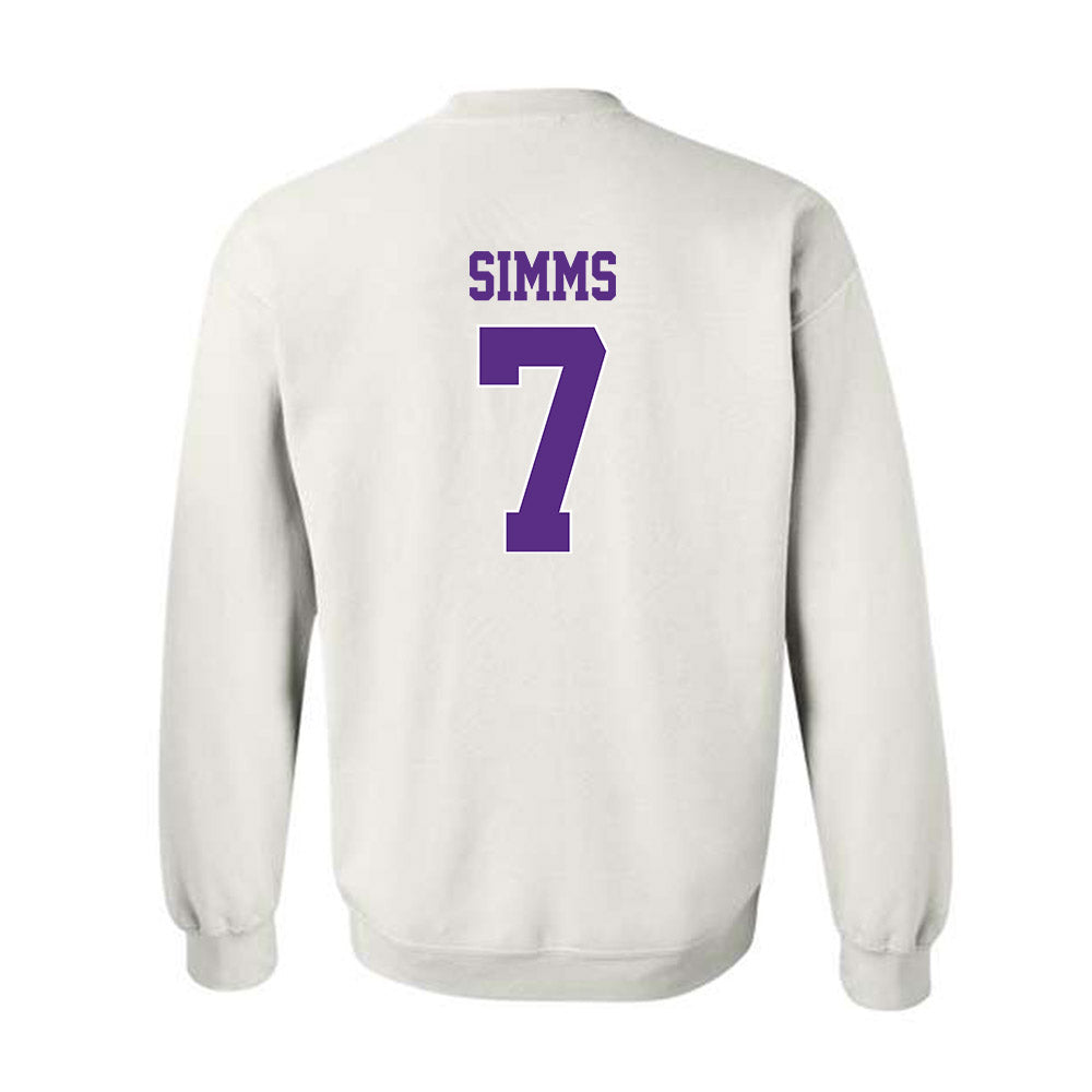 TCU - NCAA Football : Julius Simms - Classic Shersey Crewneck Sweatshirt-1