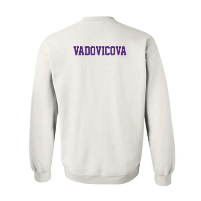 TCU - NCAA Women's Swimming & Diving : Nina Vadovicova - Classic Shersey Crewneck Sweatshirt-1