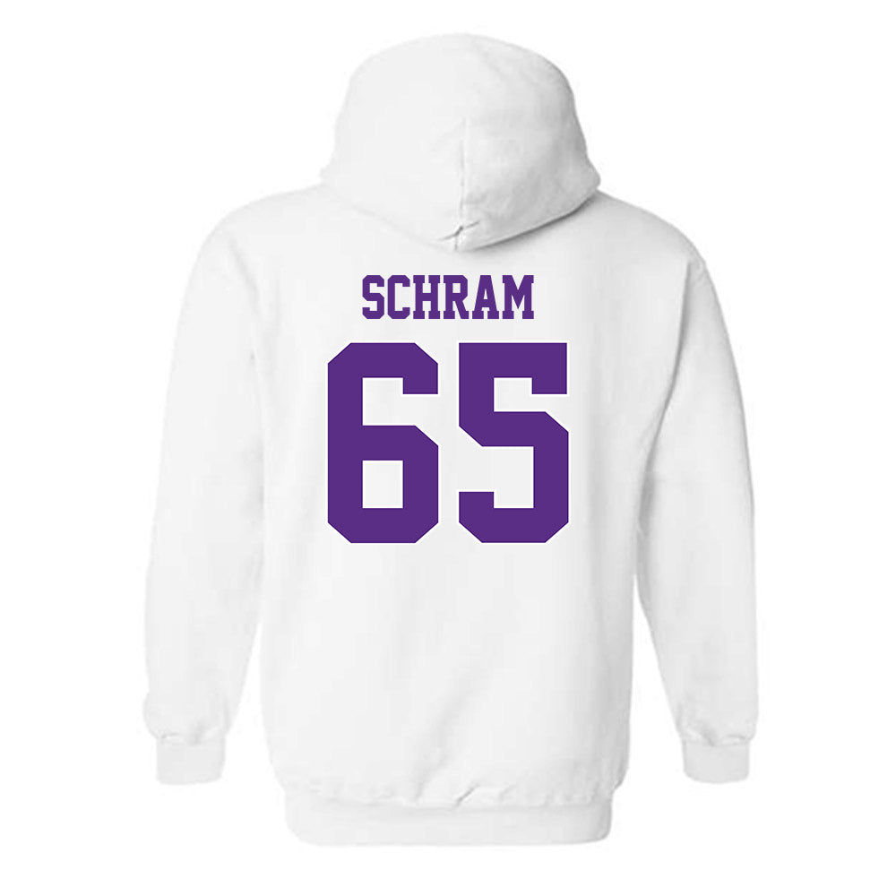 TCU - NCAA Football : Logan Schram - Classic Shersey Hooded Sweatshirt-1