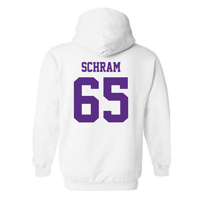 TCU - NCAA Football : Logan Schram - Classic Shersey Hooded Sweatshirt-1