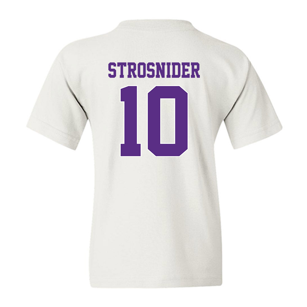 TCU - NCAA Baseball : Sawyer Strosnider - Classic Shersey Youth T-Shirt-1
