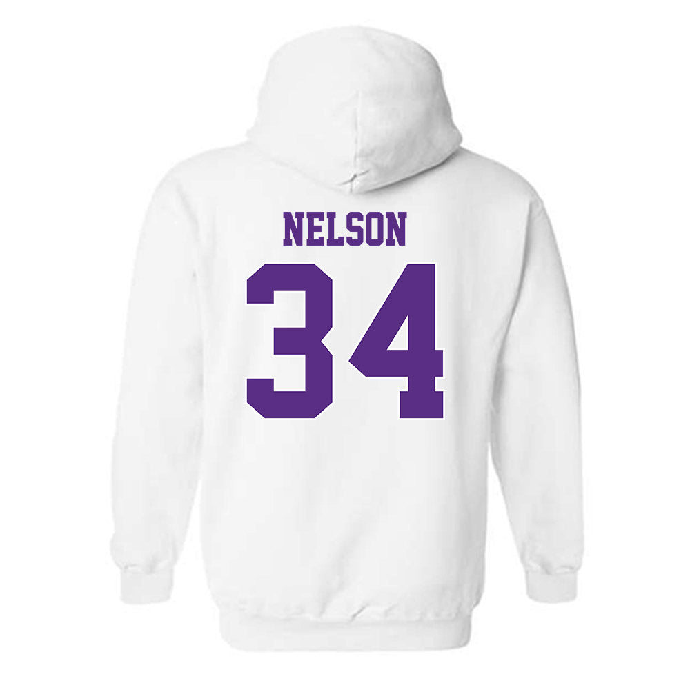 TCU - NCAA Baseball : Cade Nelson - Classic Shersey Hooded Sweatshirt-1