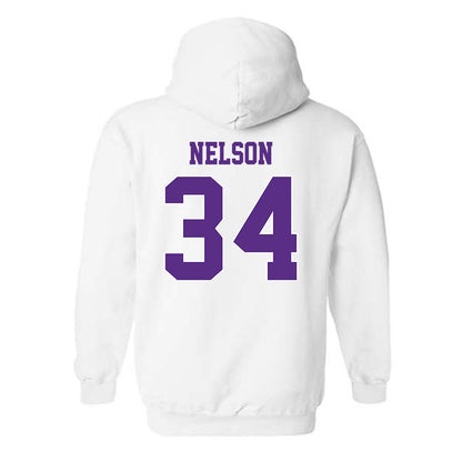 TCU - NCAA Baseball : Cade Nelson - Classic Shersey Hooded Sweatshirt-1