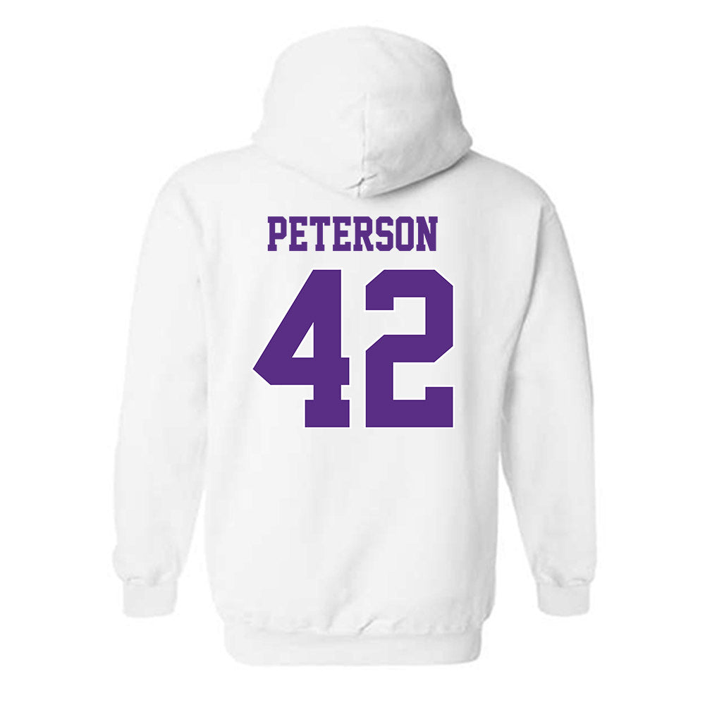 TCU - NCAA Football : Sebastian Peterson - Classic Shersey Hooded Sweatshirt-1