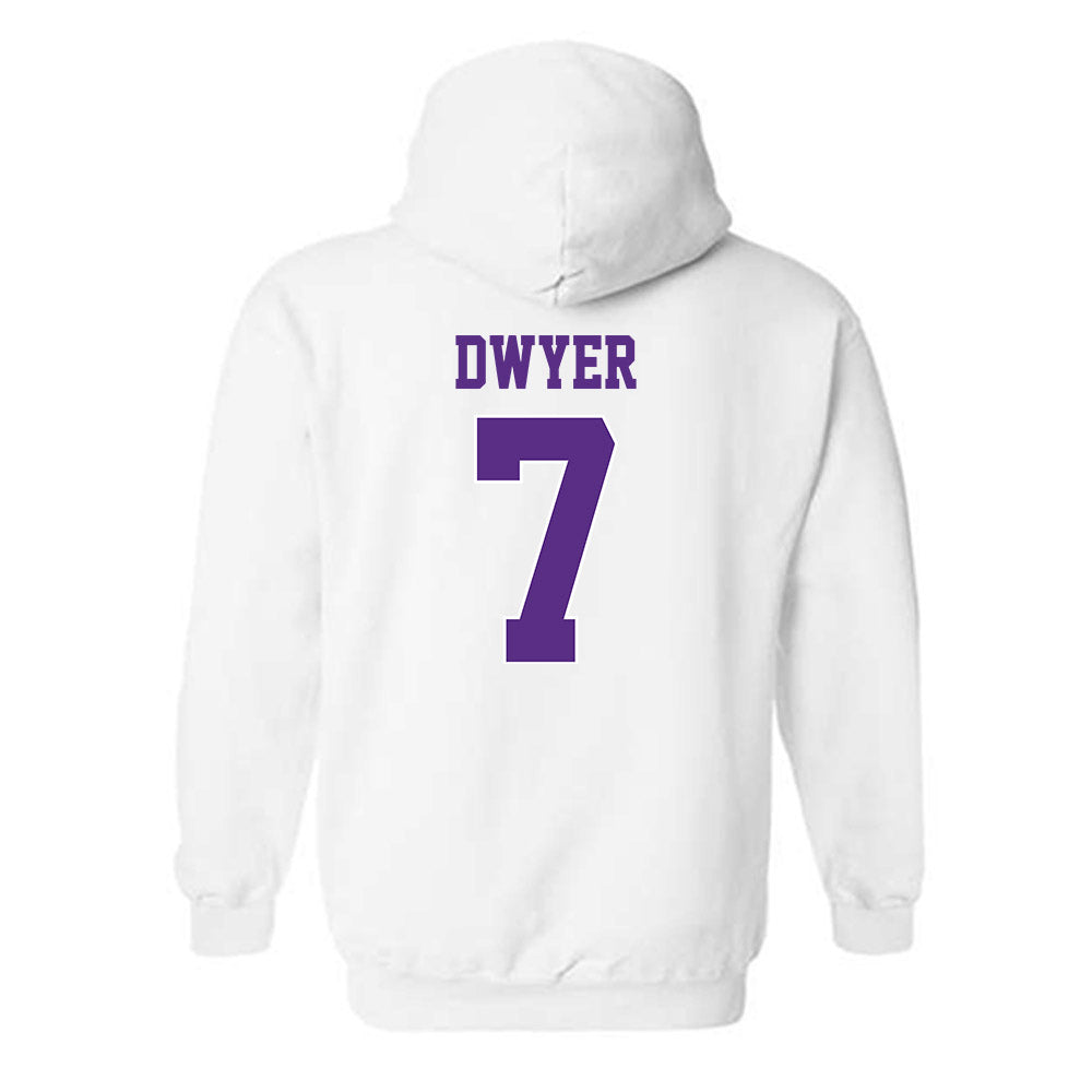 TCU - NCAA Football : Jordan Dwyer - Classic Shersey Hooded Sweatshirt-1