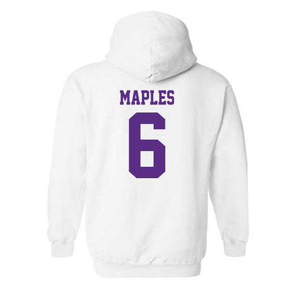 TCU - NCAA Football : Jayden Maples - Classic Shersey Hooded Sweatshirt-1