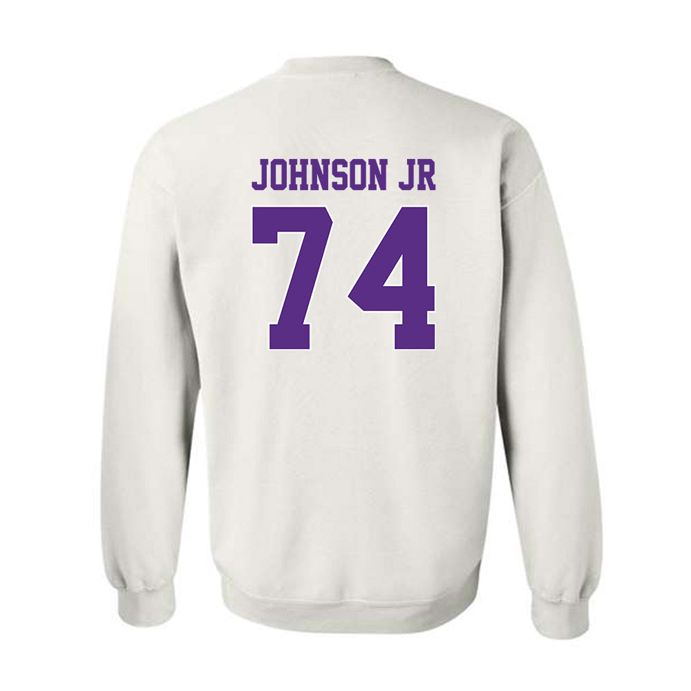 TCU - NCAA Football : Vincent Johnson Jr - Classic Shersey Crewneck Sweatshirt-1
