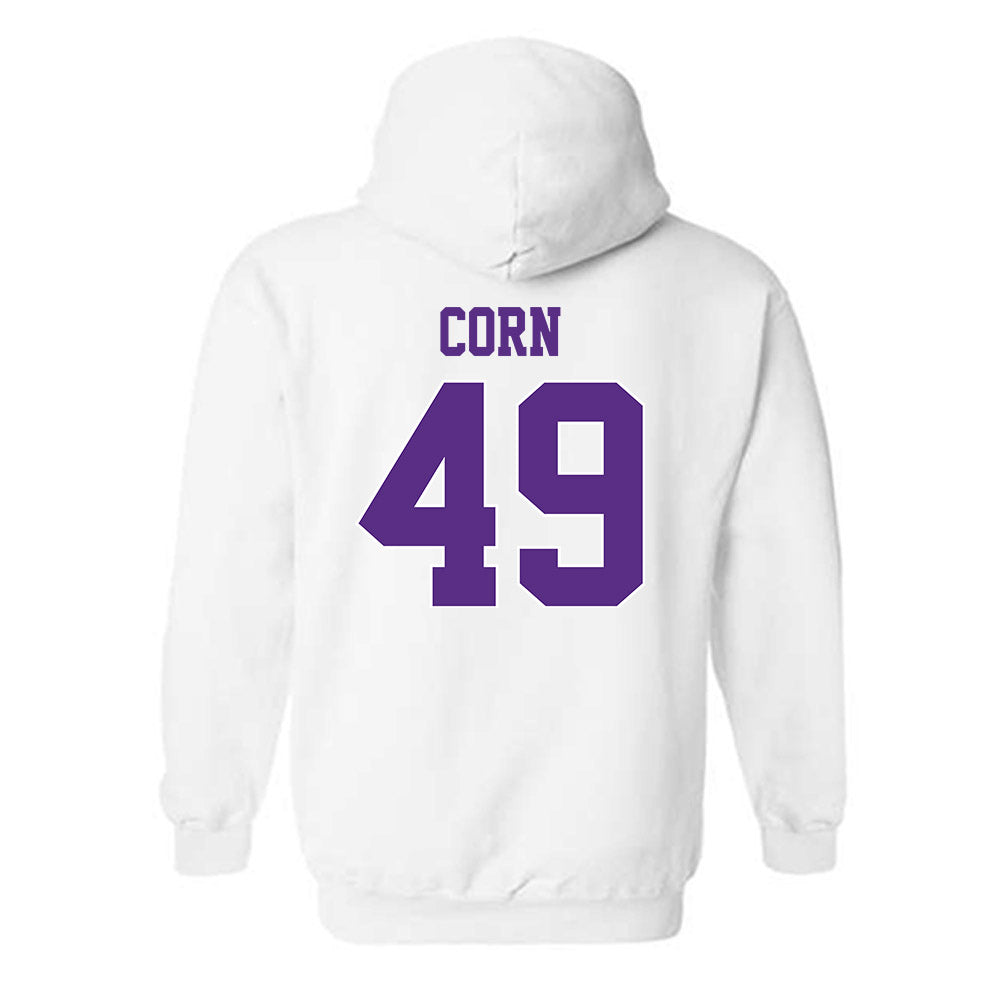 TCU - NCAA Football : Anders Corn - Classic Shersey Hooded Sweatshirt-1