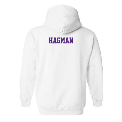 TCU - NCAA Football : Joseph Hagman - Classic Shersey Hooded Sweatshirt-1