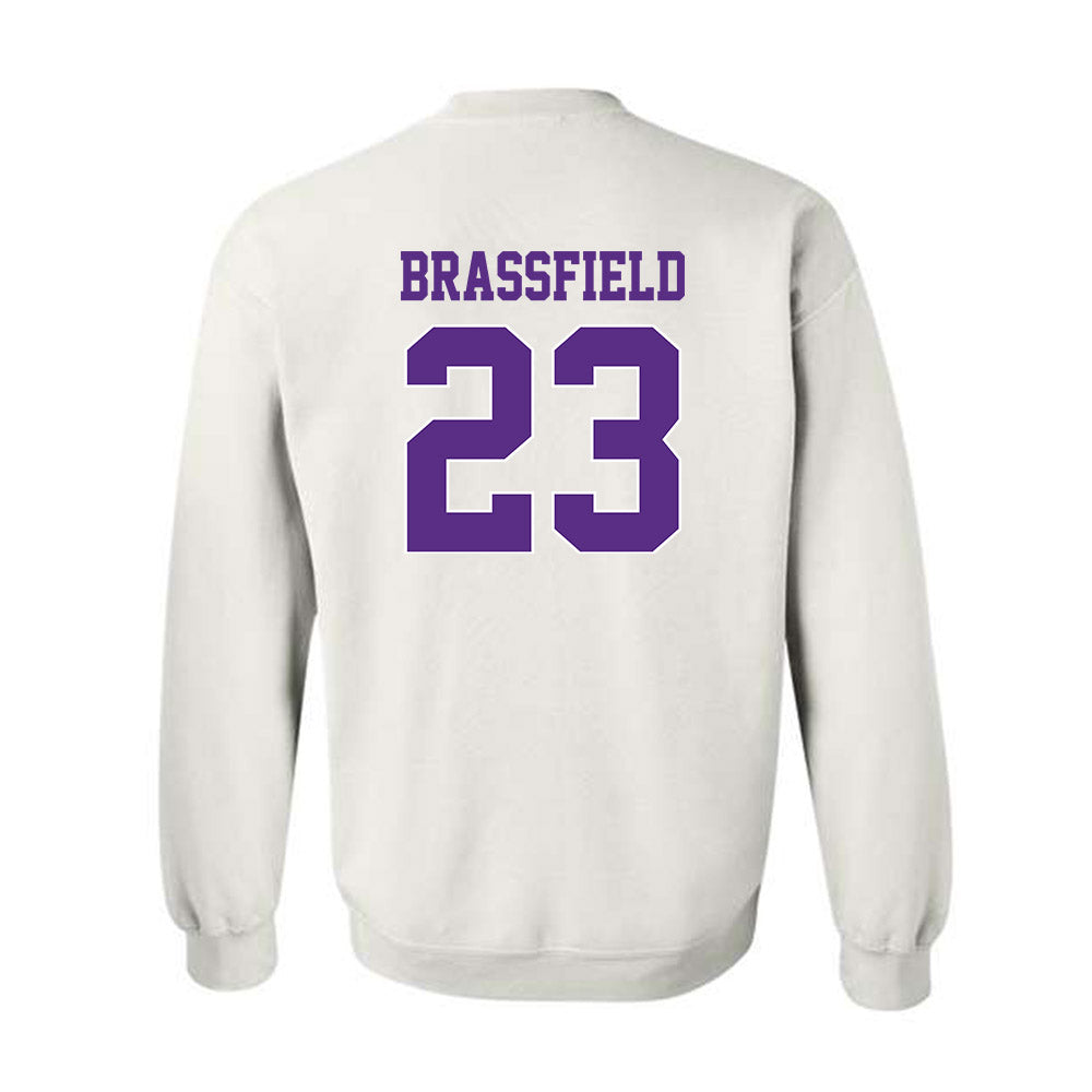 TCU - NCAA Baseball : Mason Brassfield - Classic Shersey Crewneck Sweatshirt-1