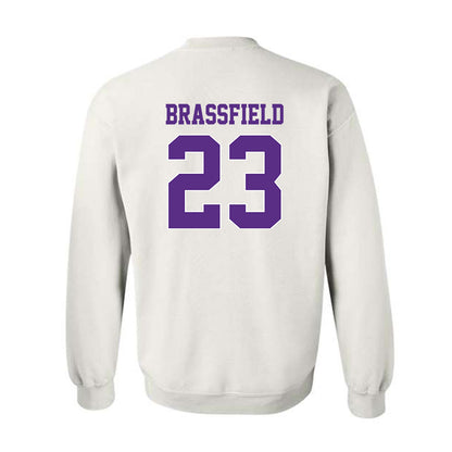 TCU - NCAA Baseball : Mason Brassfield - Classic Shersey Crewneck Sweatshirt-1