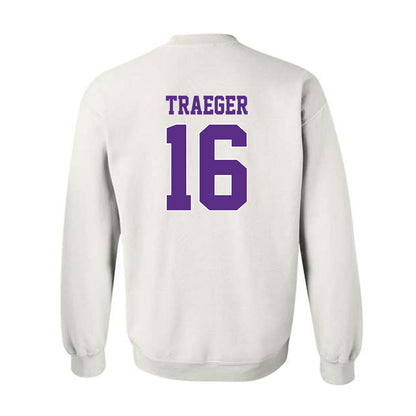 TCU - NCAA Baseball : Nolan Traeger - Classic Shersey Crewneck Sweatshirt-1