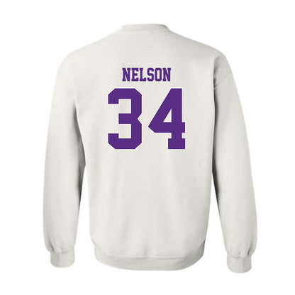 TCU - NCAA Baseball : Cade Nelson - Classic Shersey Crewneck Sweatshirt-1
